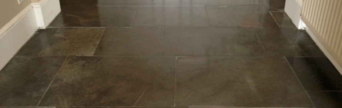 Cleaned and polished flagstone
