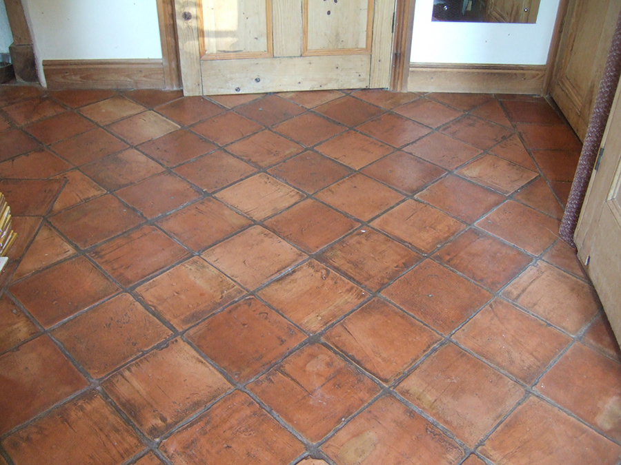 Terracotta stained grout
