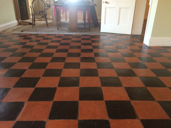 victorian tiled floor polished in malvern