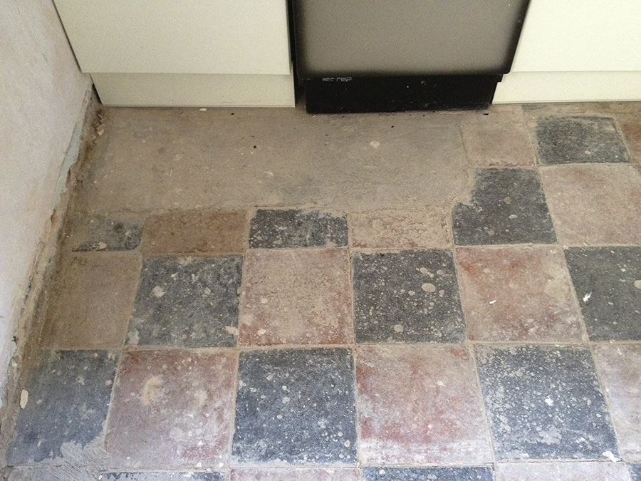 Victorian tiles replaced